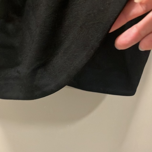 🦋Trina Turk Little black midi dress wrap deep V-Neck front and back pleat… - Picture 5 of 11